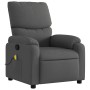 Sillón de masaje reclinable de tela gris oscuro de vidaXL, Sillones - Ref: Foro24-373423, Precio: 201,09 €, Descuento: %