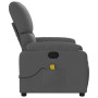 Sillón de masaje reclinable de tela gris oscuro de vidaXL, Sillones - Ref: Foro24-373423, Precio: 201,09 €, Descuento: %