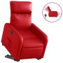 Sillón elevable eléctrico cuero artificial rojo en Sillones | Comprar online en Foru.es