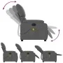Dark Gray Fabric Reclining Massage Chair by vidaXL, Armchairs - Ref: Foro24-373423, Price: 199,32 €, Discount: %