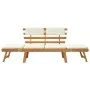 Garden bench with cushions 2 in 1 190 cm solid acacia wood by vidaXL, garden benches - Ref: Foro24-42647, Price: 197,00 €, Di...