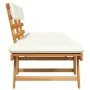 Garden bench with cushions 2 in 1 190 cm solid acacia wood by vidaXL, garden benches - Ref: Foro24-42647, Price: 197,00 €, Di...