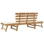 Garden bench with cushions 2 in 1 190 cm solid acacia wood by vidaXL, garden benches - Ref: Foro24-42647, Price: 197,00 €, Di...