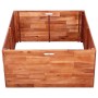 Arriate de madera de acacia 100x100x50 cm de vidaXL, Maceteros y jardineras - Ref: Foro24-44026, Precio: 161,09 €, Descuento: %