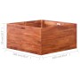Arriate de madera de acacia 100x100x50 cm de vidaXL, Maceteros y jardineras - Ref: Foro24-44026, Precio: 161,09 €, Descuento: %