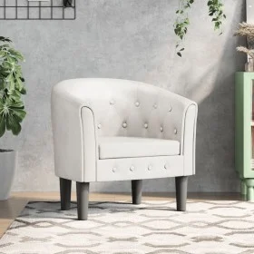 Weißer Kunstledersessel von vidaXL, Sessel - Ref: Foro24-356460, Preis: 182,29 €, Rabatt: %