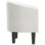 Sillón cuero sintético blanco de vidaXL, Sillones - Ref: Foro24-356460, Precio: 185,84 €, Descuento: %