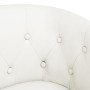 Sillón cuero sintético blanco de vidaXL, Sillones - Ref: Foro24-356460, Precio: 185,84 €, Descuento: %