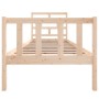 Estructura de cama madera maciza de pino 75x190 cm de vidaXL, Camas y somieres - Ref: Foro24-3101308, Precio: 89,50 €, Descue...