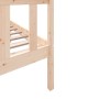 Estructura de cama madera maciza de pino 75x190 cm de vidaXL, Camas y somieres - Ref: Foro24-3101308, Precio: 89,50 €, Descue...