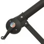 Sombrilla colgante con luces LED y palo metálico 300 cm arena de vidaXL, Sombrillas - Ref: Foro24-42970, Precio: 133,72 €, De...