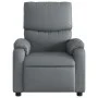 Sillón de masaje reclinable cuero sintético gris de vidaXL, Sillones - Ref: Foro24-373444, Precio: 196,41 €, Descuento: %