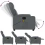 Sillón de masaje reclinable cuero sintético gris de vidaXL, Sillones - Ref: Foro24-372437, Precio: 262,96 €, Descuento: %
