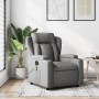 Sillón de masaje reclinable de tela gris oscuro de vidaXL, Sillones - Ref: Foro24-372416, Precio: 239,07 €, Descuento: %