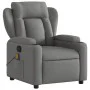 Sillón de masaje reclinable de tela gris oscuro de vidaXL, Sillones - Ref: Foro24-372416, Precio: 235,84 €, Descuento: %