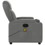 Sillón de masaje reclinable de tela gris oscuro de vidaXL, Sillones - Ref: Foro24-372416, Precio: 235,84 €, Descuento: %