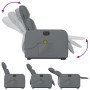 Sillón de masaje elevable eléctrico cuero sintético gris en Sillones | Comprar online en Foru.es