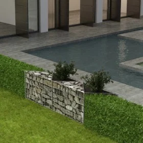 Cesta de muro de gaviones acero galvanizado 120x30x50 cm de vidaXL, Paneles de vallas - Ref: Foro24-142540, Precio: 39,48 €, ...