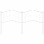 Cabecero de metal blanco 160 cm de vidaXL, Cabeceros y pies de cama - Ref: Foro24-373873, Precio: 32,28 €, Descuento: %