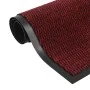 Alfombra de entrada rectangular de nudo 40x60 cm roja de vidaXL, Felpudos - Ref: Foro24-132704, Precio: 16,59 €, Descuento: %