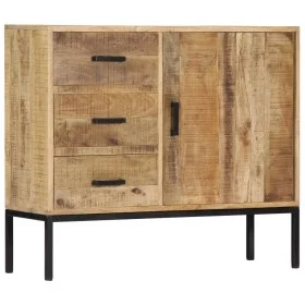 Aparador de madera de mango maciza 88x30x71 cm de vidaXL, Aparadores - Ref: Foro24-247969, Precio: 312,79 €, Descuento: %
