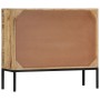 Aparador de madera de mango maciza 88x30x71 cm de vidaXL, Aparadores - Ref: Foro24-247969, Precio: 318,47 €, Descuento: %