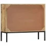 Aparador de madera de mango maciza 88x30x71 cm de vidaXL, Aparadores - Ref: Foro24-247969, Precio: 312,79 €, Descuento: %