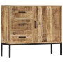 Aparador de madera de mango maciza 88x30x71 cm de vidaXL, Aparadores - Ref: Foro24-247969, Precio: 318,47 €, Descuento: %