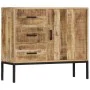 Aparador de madera de mango maciza 88x30x71 cm de vidaXL, Aparadores - Ref: Foro24-247969, Precio: 312,79 €, Descuento: %