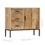 Aparador de madera de mango maciza 88x30x71 cm de vidaXL, Aparadores - Ref: Foro24-247969, Precio: 312,79 €, Descuento: %