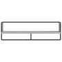 Estante de pared con barra gris Sonoma 100x25x30 cm de vidaXL, Estantes y estanterías - Ref: Foro24-836296, Precio: 29,45 €, ...