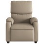 Sillón de masaje reclinable cuero sintético color capuchino de vidaXL, Sillones - Ref: Foro24-373447, Precio: 204,55 €, Descu...