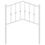 Cabecero de metal blanco 75 cm de vidaXL, Cabeceros y pies de cama - Ref: Foro24-373864, Precio: 21,22 €, Descuento: %