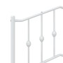 Cabecero de metal blanco 75 cm de vidaXL, Cabeceros y pies de cama - Ref: Foro24-373864, Precio: 21,22 €, Descuento: %