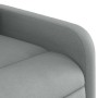 Sillón reclinable eléctrico tela gris claro en Sillones | Comprar online en Foru.es