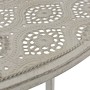 Mesa y sillas bistró de jardín 3 piezas acero gris de vidaXL, Conjuntos de jardín - Ref: Foro24-43153, Precio: 247,28 €, Desc...