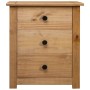 Mesita de noche de madera maciza pino estilo Panamá 46x40x57 cm de vidaXL, Mesitas de noche - Ref: Foro24-282652, Precio: 101...