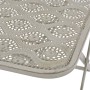 Mesa y sillas bistró de jardín 3 piezas acero gris de vidaXL, Conjuntos de jardín - Ref: Foro24-43153, Precio: 247,28 €, Desc...