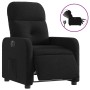 Sillón reclinable eléctrico de tela negro en Sillones | Comprar online en Foru.es