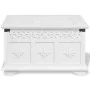 Set de baúles de almacenamiento 2 unidades blanco de vidaXL, Baúles de almacenamiento - Ref: Foro24-244360, Precio: 181,46 €,...