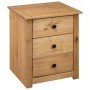 Mesita de noche de madera maciza pino estilo Panamá 46x40x57 cm de vidaXL, Mesitas de noche - Ref: Foro24-282652, Precio: 101...