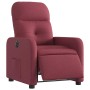 Sillón reclinable eléctrico tela rojo tinto en Sillones | Comprar online en Foru.es
