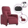 Sillón reclinable eléctrico tela rojo tinto en Sillones | Comprar online en Foru.es