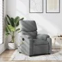 Sillón reclinable de masaje de tela gris claro de vidaXL, Sillones - Ref: Foro24-373422, Precio: 200,69 €, Descuento: %