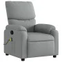 Sillón reclinable de masaje de tela gris claro de vidaXL, Sillones - Ref: Foro24-373422, Precio: 200,69 €, Descuento: %