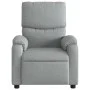 Sillón reclinable de masaje de tela gris claro de vidaXL, Sillones - Ref: Foro24-373422, Precio: 200,69 €, Descuento: %