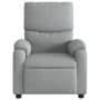 Sillón reclinable de masaje de tela gris claro de vidaXL, Sillones - Ref: Foro24-373422, Precio: 203,70 €, Descuento: %