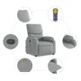 Sillón reclinable de masaje de tela gris claro de vidaXL, Sillones - Ref: Foro24-373422, Precio: 200,69 €, Descuento: %