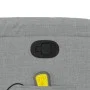 Sillón reclinable de masaje de tela gris claro de vidaXL, Sillones - Ref: Foro24-373422, Precio: 200,69 €, Descuento: %
