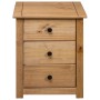 Mesita de noche de madera maciza pino estilo Panamá 46x40x57 cm de vidaXL, Mesitas de noche - Ref: Foro24-282652, Precio: 101...